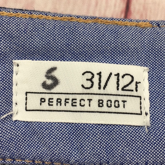 ➡️Gap Perfect Boot Denim Jean Size 12/31x 30” - Picture 6 of 12